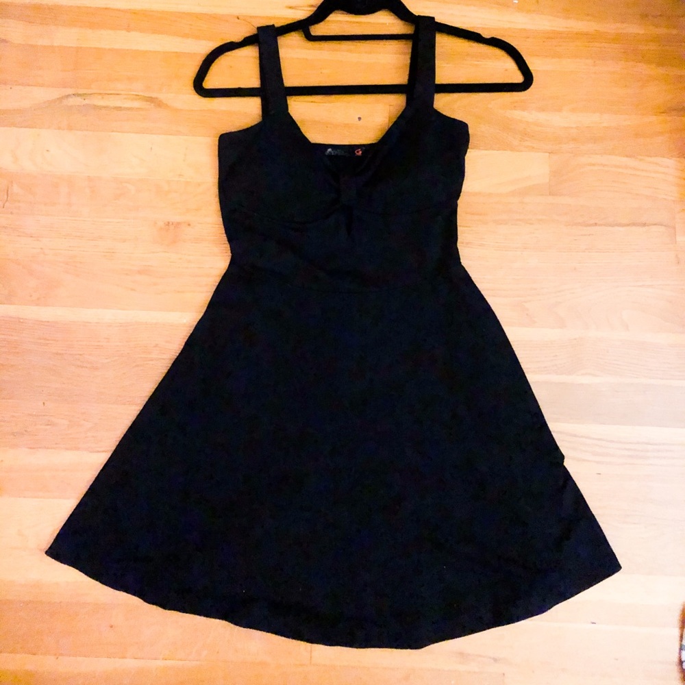 Black skater dress